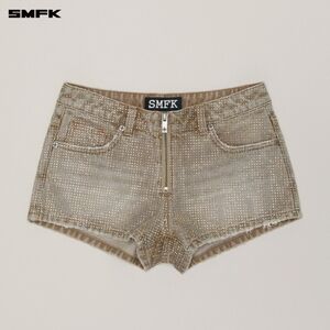 SMFK RAGE WILD DIAMOND DENIM SHORTS LOW WILD DIAMOND